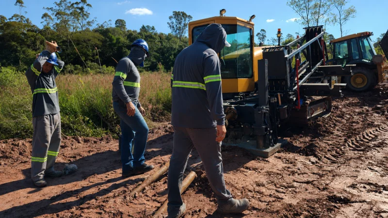 execução de obras subterrâneas