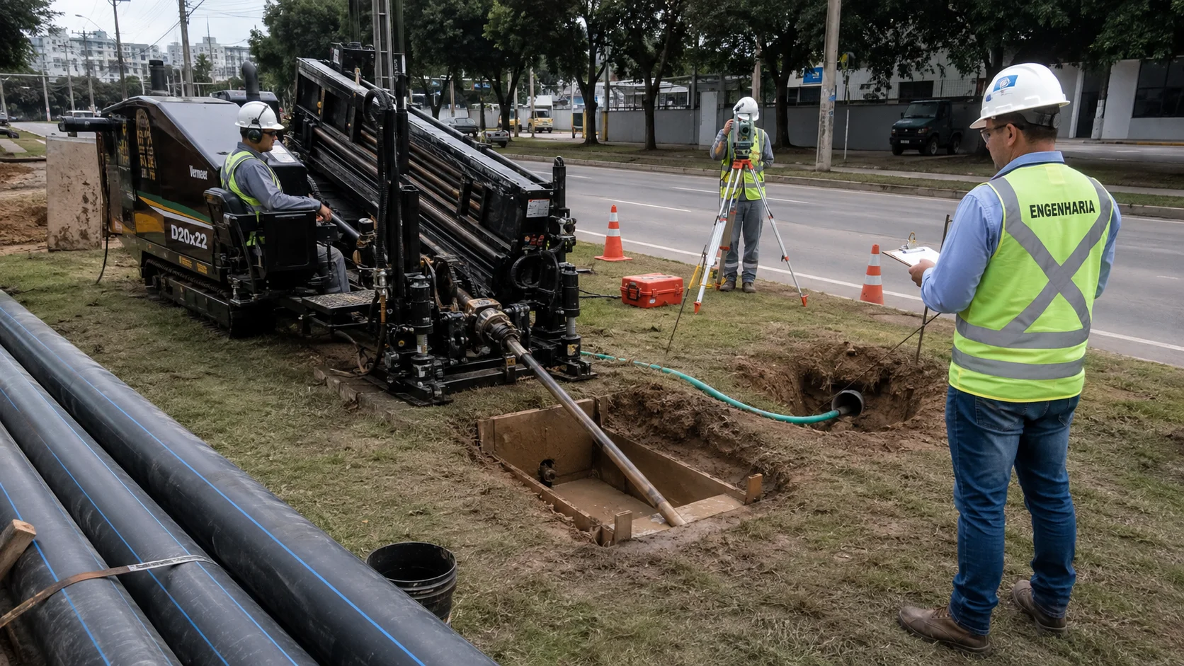 topografia para obras de saneamento